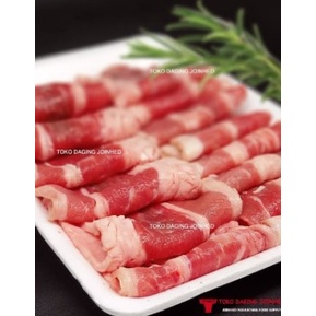 US Beef Shortplate Daging Sapi Slice Kemasan 500gr
