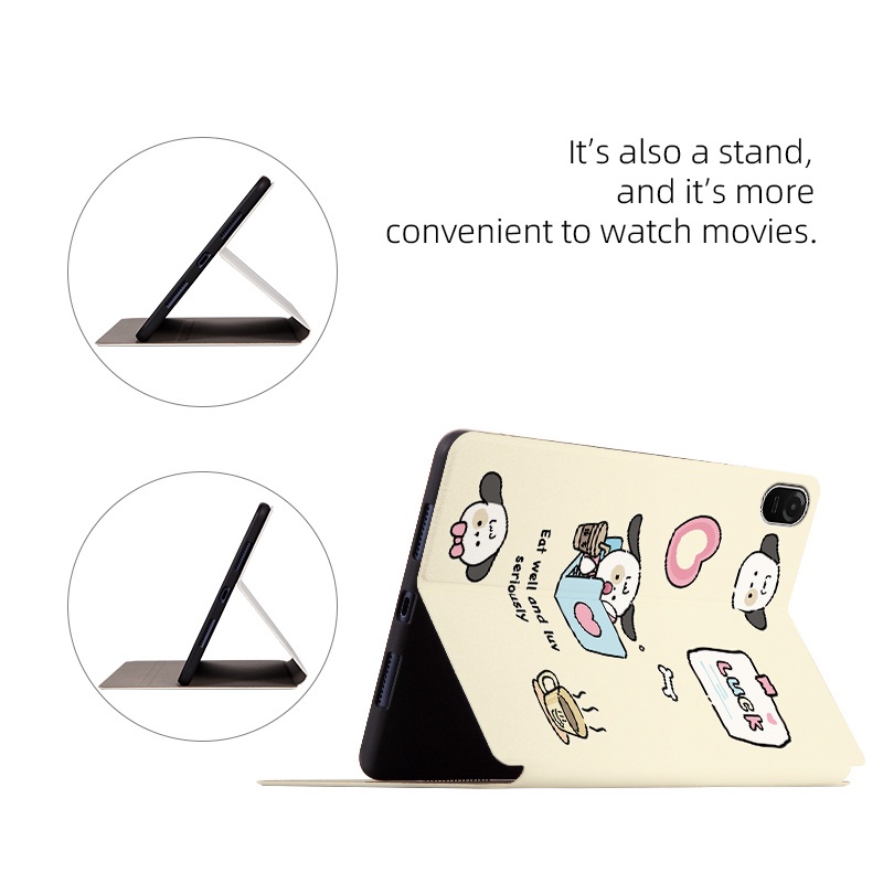 For Honor Pad8 (2022) 12.0&quot; HEY-W09 Huawei Tablet8 Fashion Tablet Pelindung Case Seri Kartun Lucu Flip Stand Casing Motif Anime Sarung Kulit PU