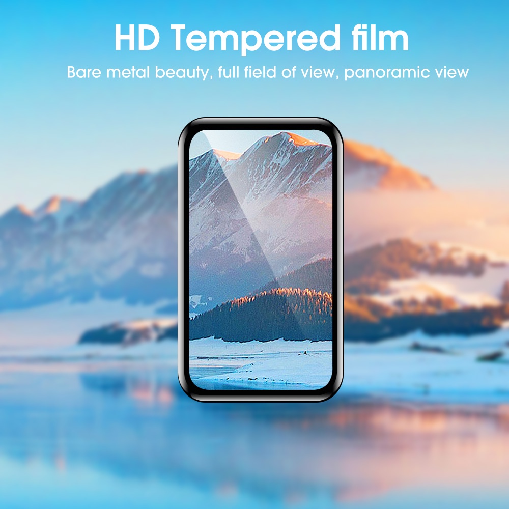 20d Pelindung Layar Lembut PMMA Screen Protector Film Anti Fingerprint Screen Film HD Anti Gores Pelindung Film Full Lengkung Anti Gores Nonton Film Untuk Amazfit Band7 Smart Watch