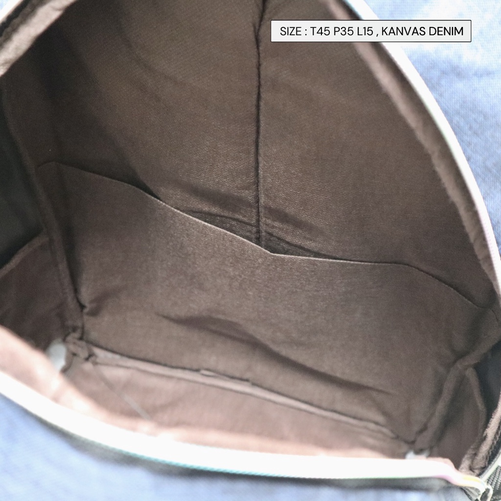 Tas punggung backpacker besar kanvas tebal murah muat banyak barang buat traveling varian warna