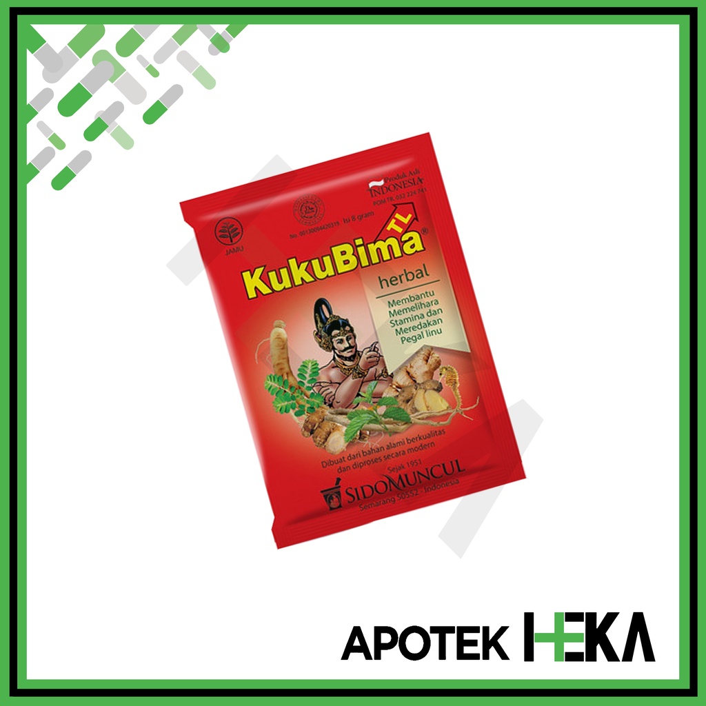 Kuku Bima TL Jamu Satuan 1 Sachet - Ginseng Kuda Laut