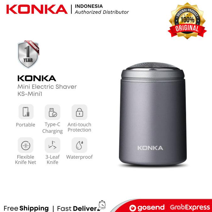 [COD] KONKA Mini Electric Shaver | Pencukur Kumis Jenggot - KS-Mini1 KOMPLIT Kode 926