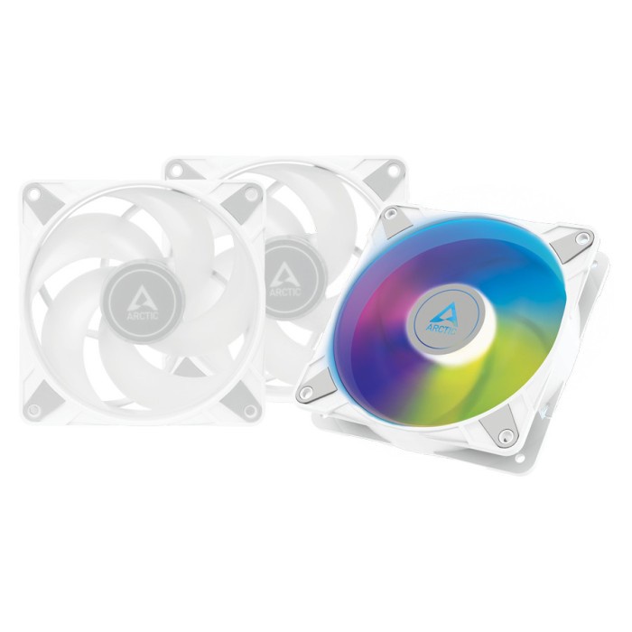 ARCTIC P12 PWM PST ARGB 0dB (3 PCS Value Pack) - WHITE