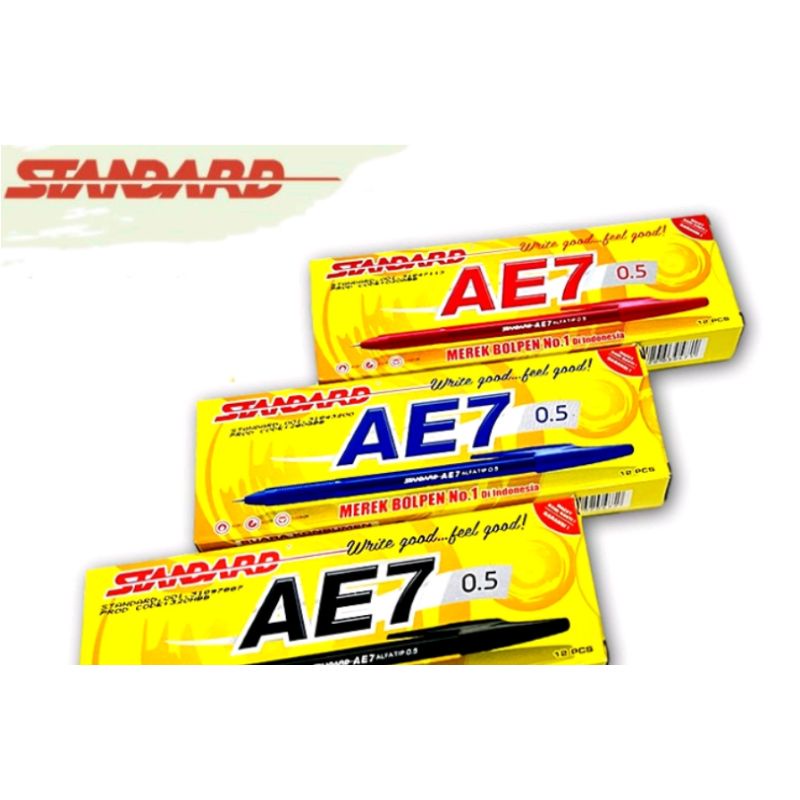 Jual Pulpen Standard Ae7 0 5 Mm Ball Pen Standard Balpoin Standard