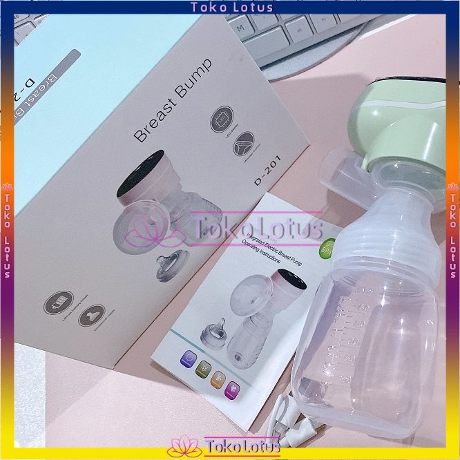 Pompa Asi Allin1 Handsfree  Elektrik Dengan Dot Nipple Kualitas terpercaya Breast Pump Allin1 Pompa Nyaman