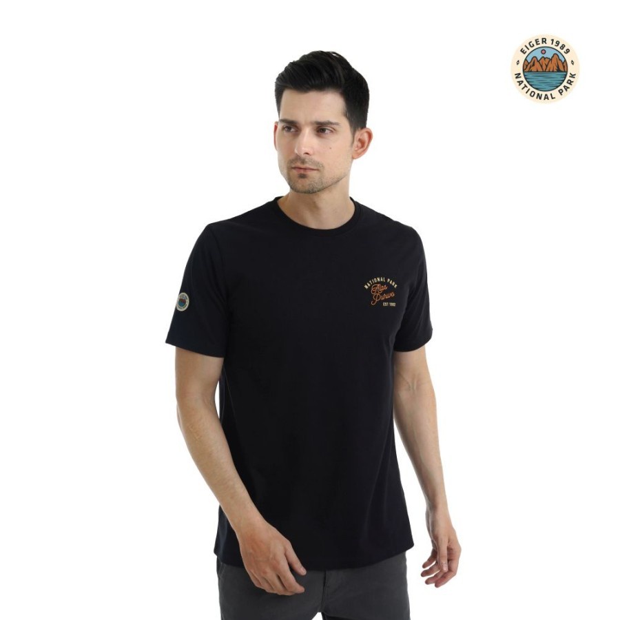 KAOS EIGER ALAS PURWO NATIONAL PARK TEES T-SHIRT - BLACK