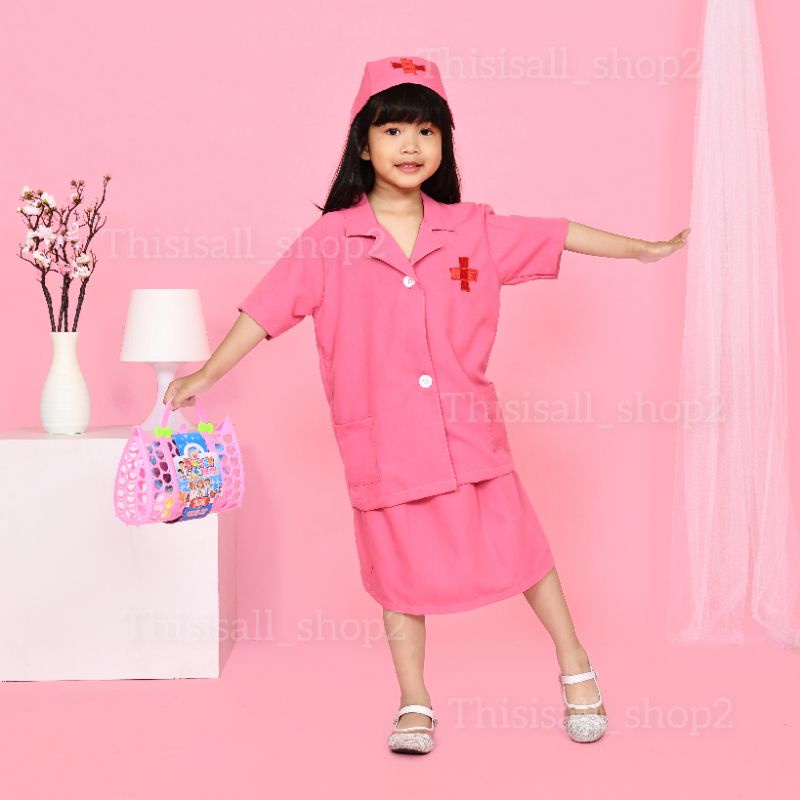 BAJU DOKTER CILIK / BAJU DOKTER / BAJU SUSTER / BAJU PERAWAT