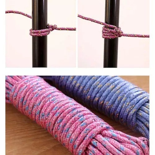 Tali Jemuran Nylon 10M Tali Tampar Kuat Tali Tambang Laundry Rope Anti Slip