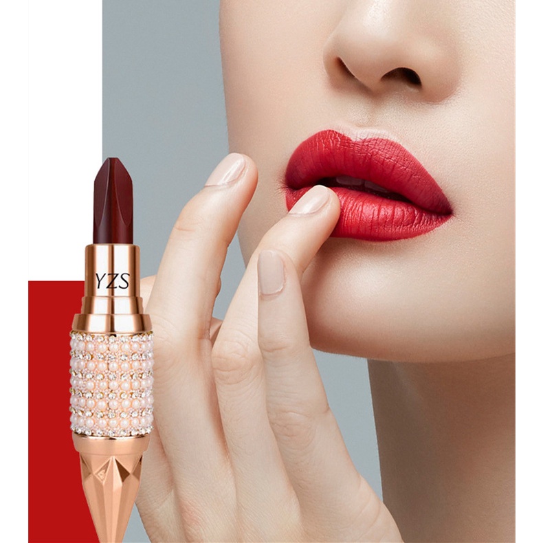YZS Queen Scepter 3 In 1 Lipstick Matte Lembut Tahan Lama / Lipstik 3in1