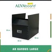 

Kardus UK 60x40x30 cm/Kardus Plastik hitam anti Air,/Box Penyiimpanan anti RAYAP/Box Plastik Bisa dicuci/Box plastik bisa dipakai ulang