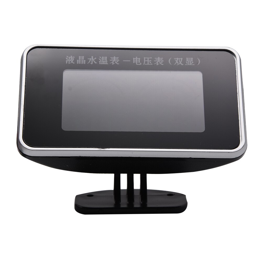 2in1 LCD Digital Pengukur Temperatur Air Voltmeter Tekanan Udara