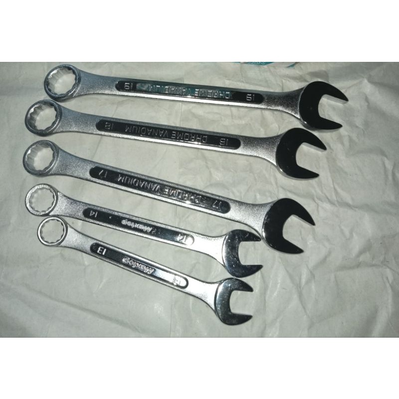 MAXTOP Satuan Kunci Ring Pas 8 - 17 mm