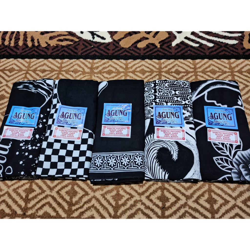 sarung batik rayon kodian monochrome (20pcs)
