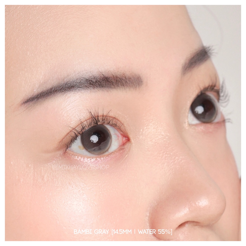 MIKHAYLOVESHOP Softlens Bambi Gray (Grey) | Kittykawaii