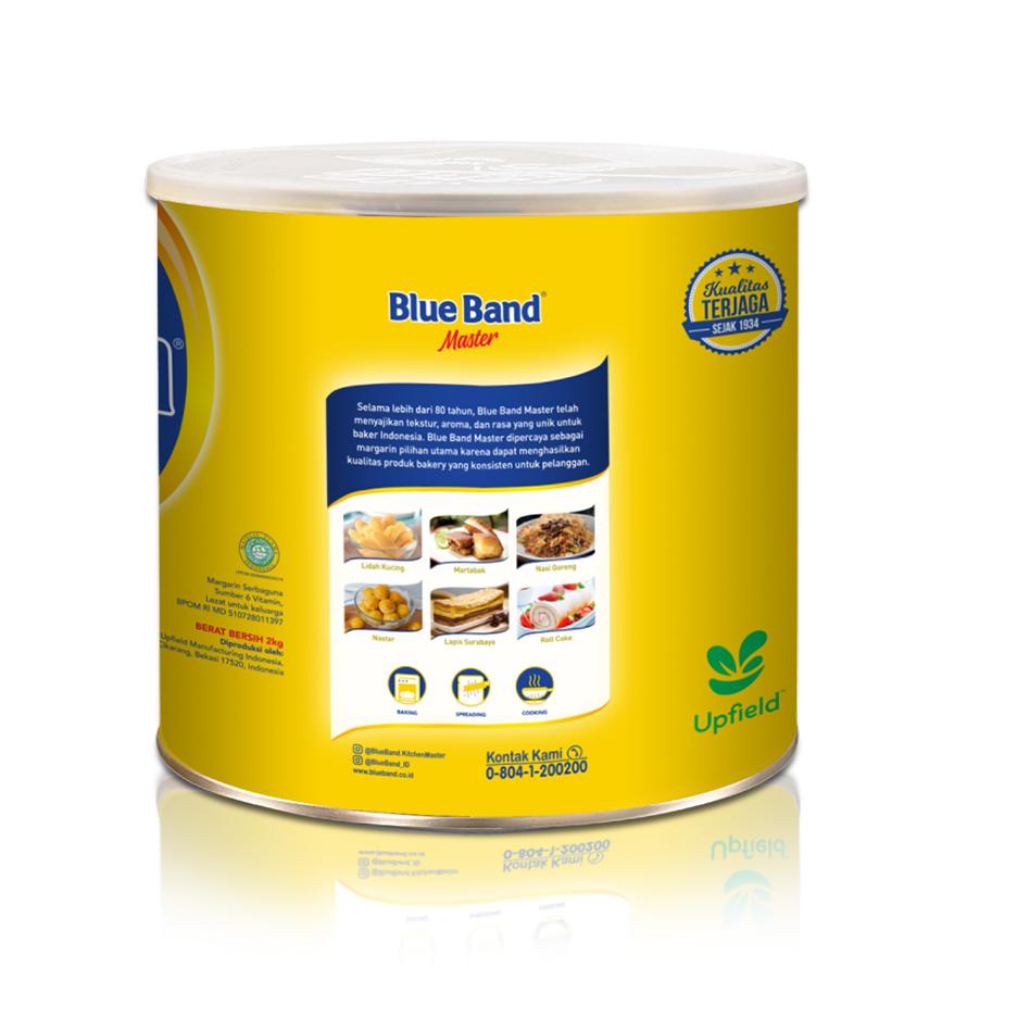 

[PRODUK AQCVT] Blue Band Master Original Margarin Masak 2 Kg QQC