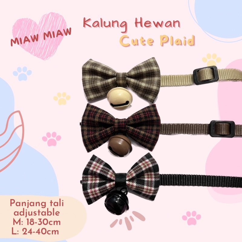 Kalung Kucing Kalung Anjing Dasi Pita Lonceng by Miaw Miaw