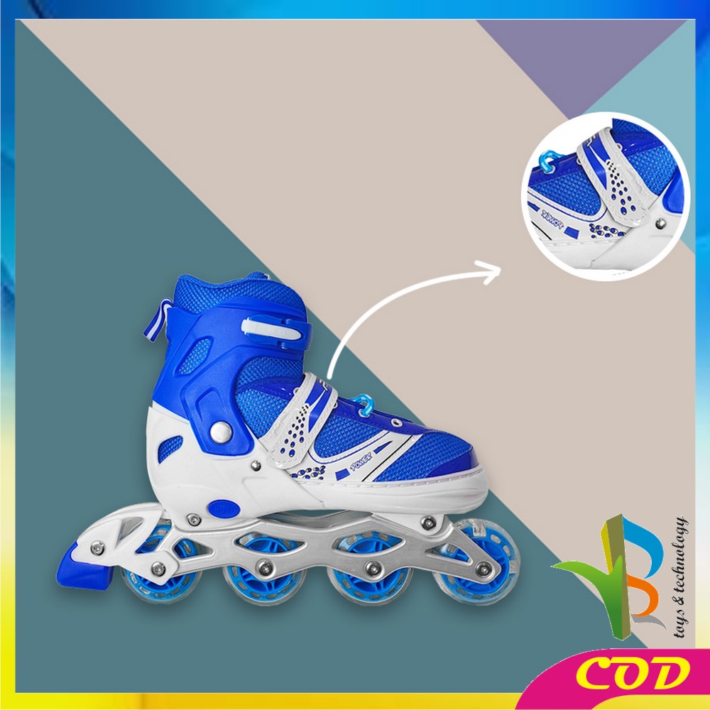 RB-O2 Sepatu Roda Anak Inline Skate / Power Roller Skate / Sepatu Roda Bajaj Anak Laki dan Perempuan