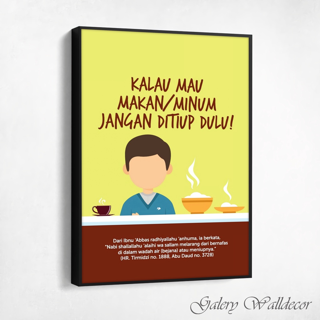 Poster Dinding Hiasan Ruang Makan