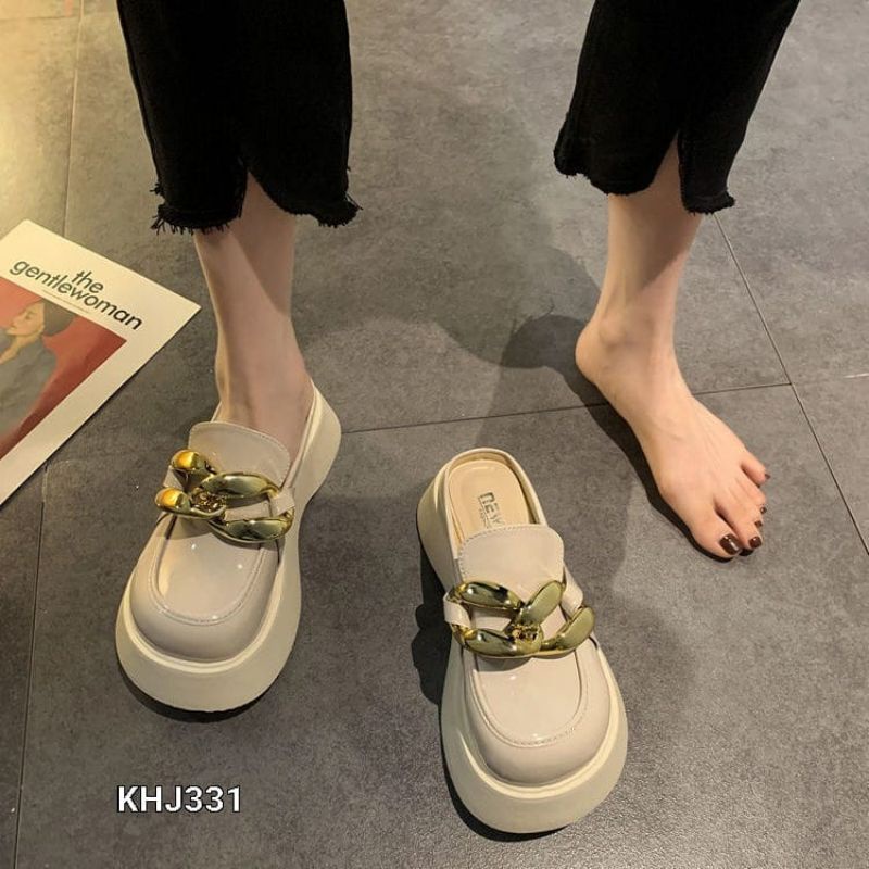 SANDALS SLOP WEDGES BOTTOM SLOP HIKS KOREA KHJ331