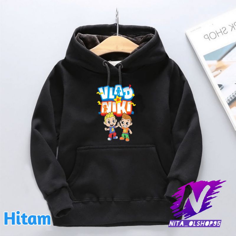 jaket sweater hoodie anak vlad and niki