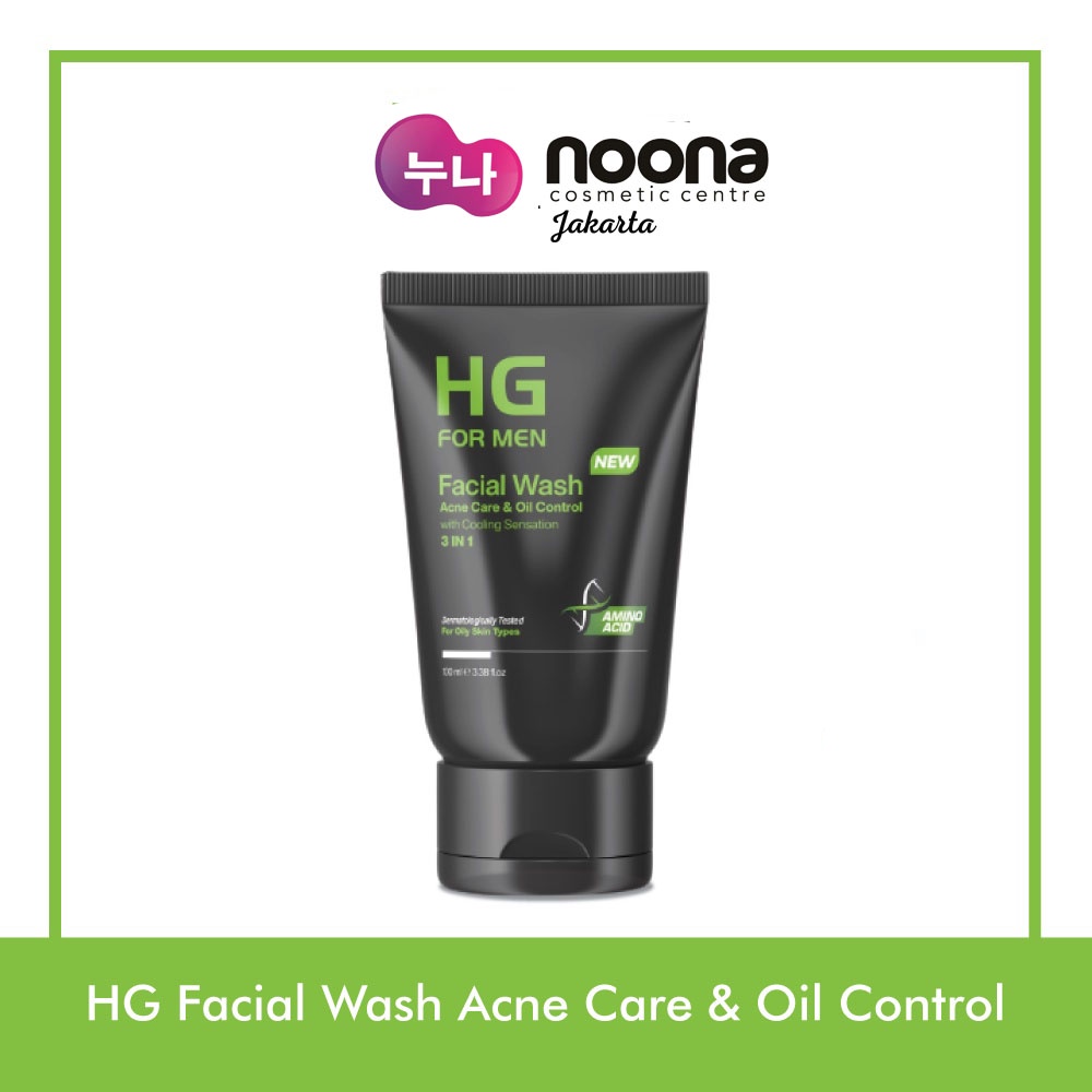 HG FOR MEN FACIAL WASH ACNE CARE + OIL CONTROL 100ML -NJ