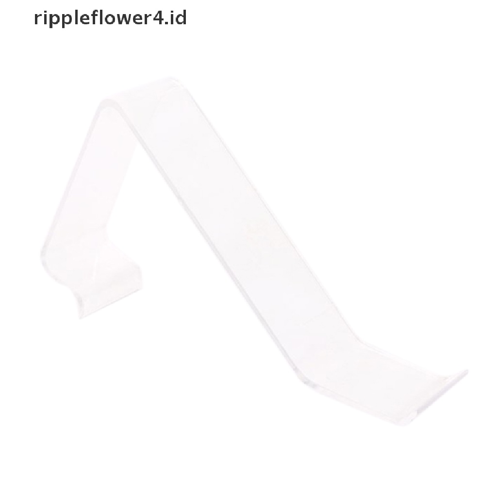 {rippleflower4.id} Stand Display Toko Sepatu Plastik Bening Rak Holder Stand Display Sandal~