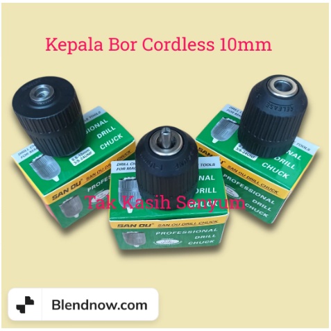 KEPALA BOR CAS 10MM | KEPALA BOR CORDLESS 10MM