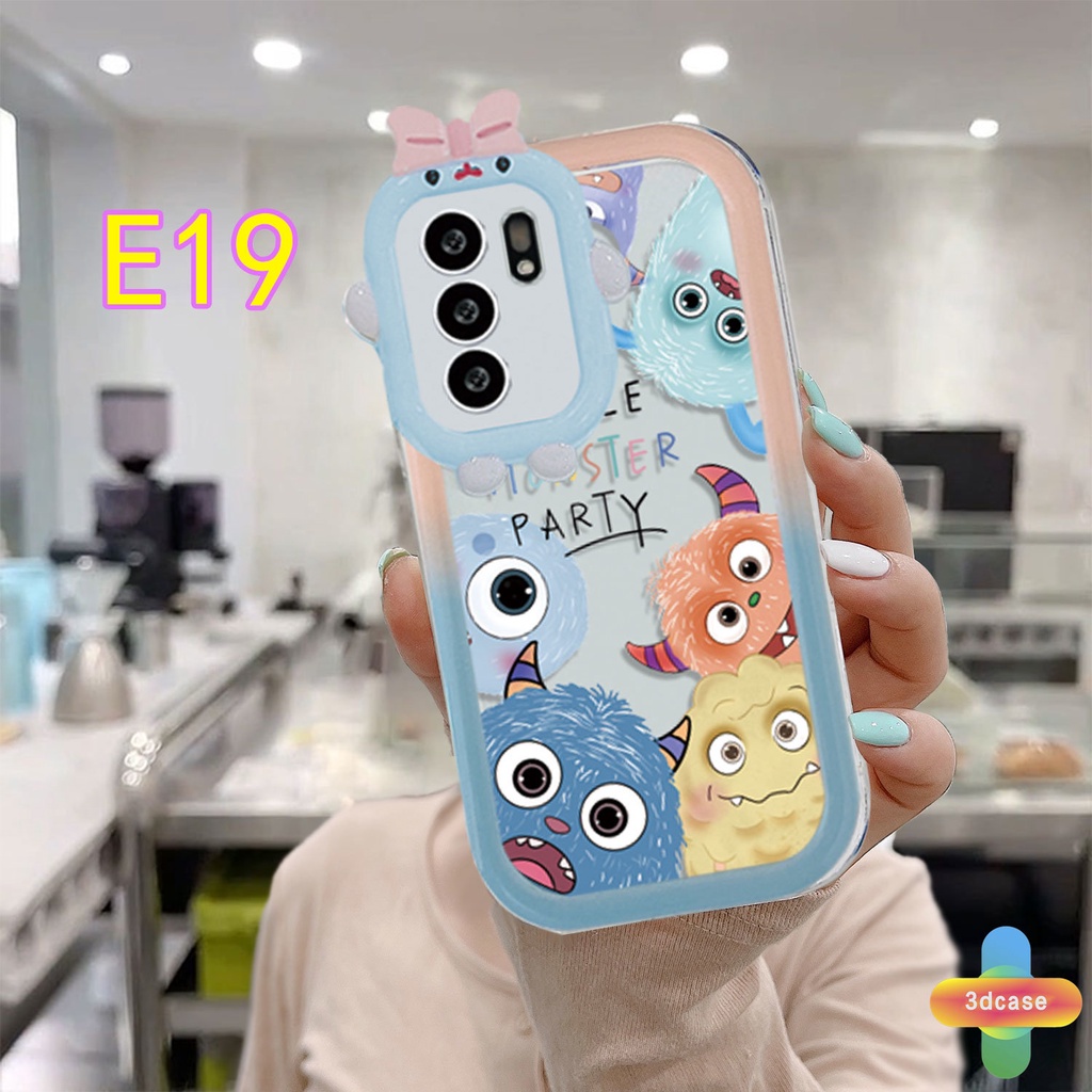 Soft Case Motif Monster 3D Untuk OPPO A5S A57 A3S A76 A96 A16 A95 A55 A77S A15 A56 A54 A7 A5 A9 A31 A53 A33 2020 A12 A1K A16E A16K A54S Reno 5 Lite 5F A74 A15S A52 A11K A92 A35 A11 A93 A32 A72 A94 A53S F19 F17 21 PRO A16S A77 A57S A57E