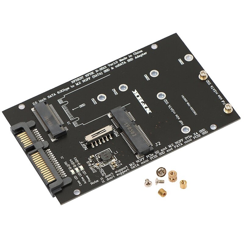 NFHK Adaptor Konventer M.2 NGFF SSD to SATA III 2.5 Inch - N-2513