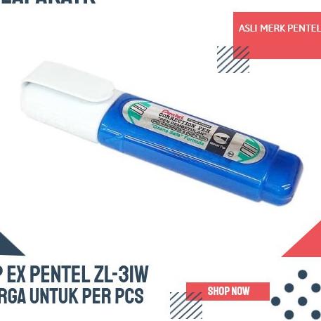 

Berkualitas ! TIP EX PENTEL CAIR 12 ML ZL-31W ,.