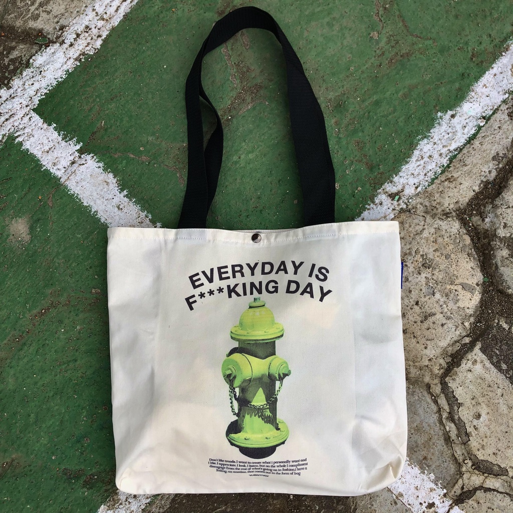 Tas Tote Bag - Alien Attack Everyday