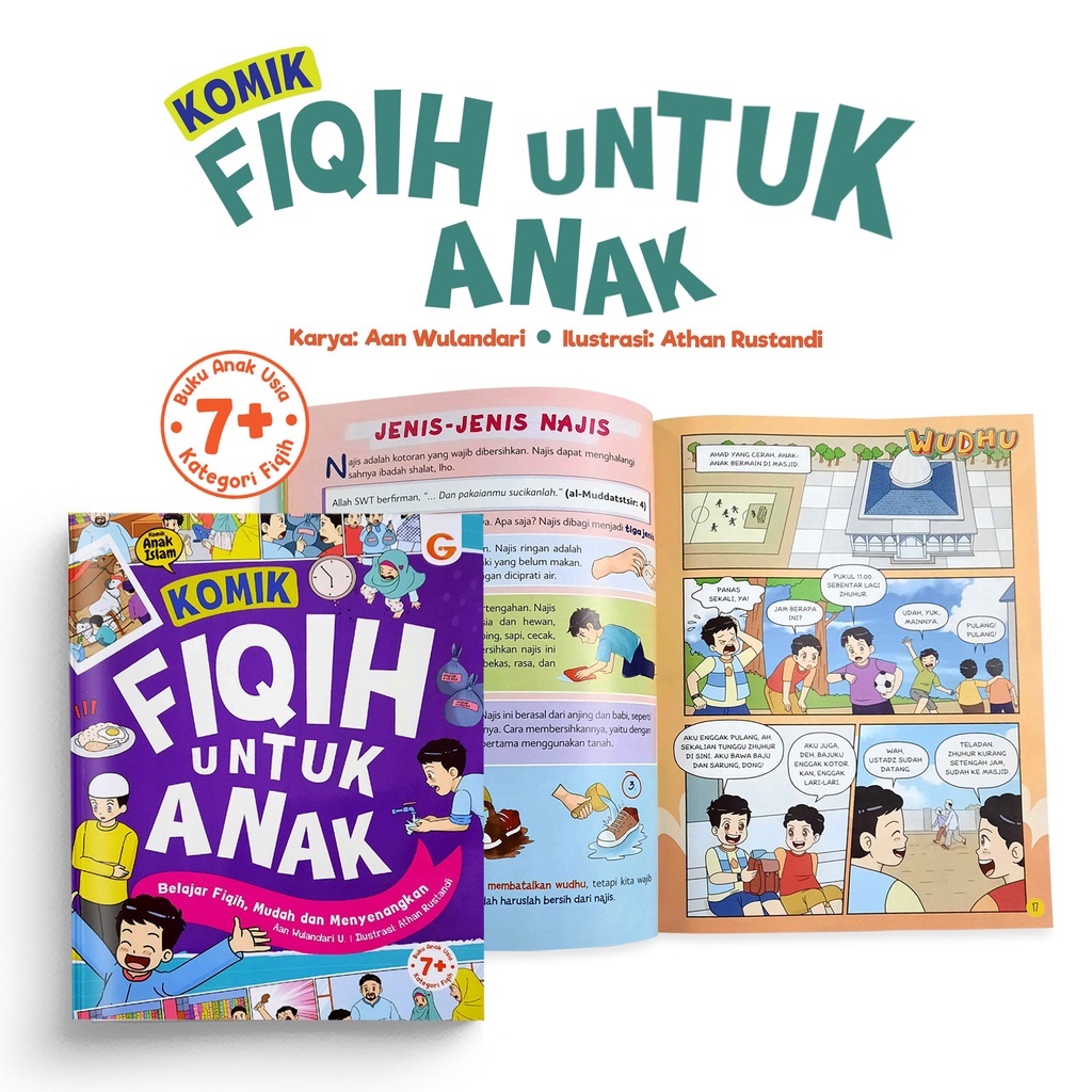 Komik Fiqih untuk Anak Insani Kids (Buku Besar, Full Color)