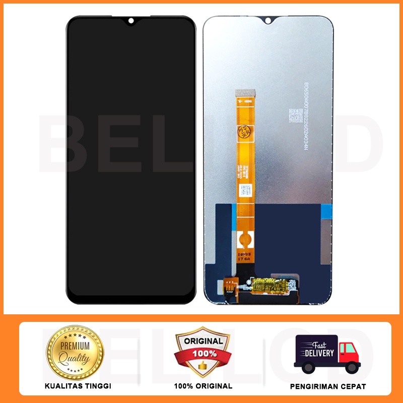 LCD Realme C11 C12 C15 2020 / OPPO A15 A15S Fullset Touchscreen ORI Touch Screen Bagian Digitizer Layar Sentuh Versi Tinggi