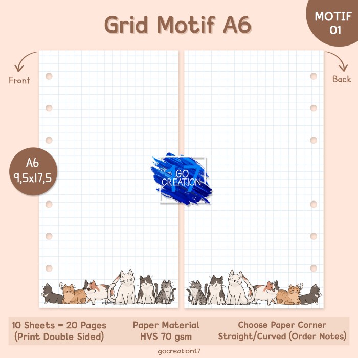 

ISI BINDER GRID A6 (6 RING)