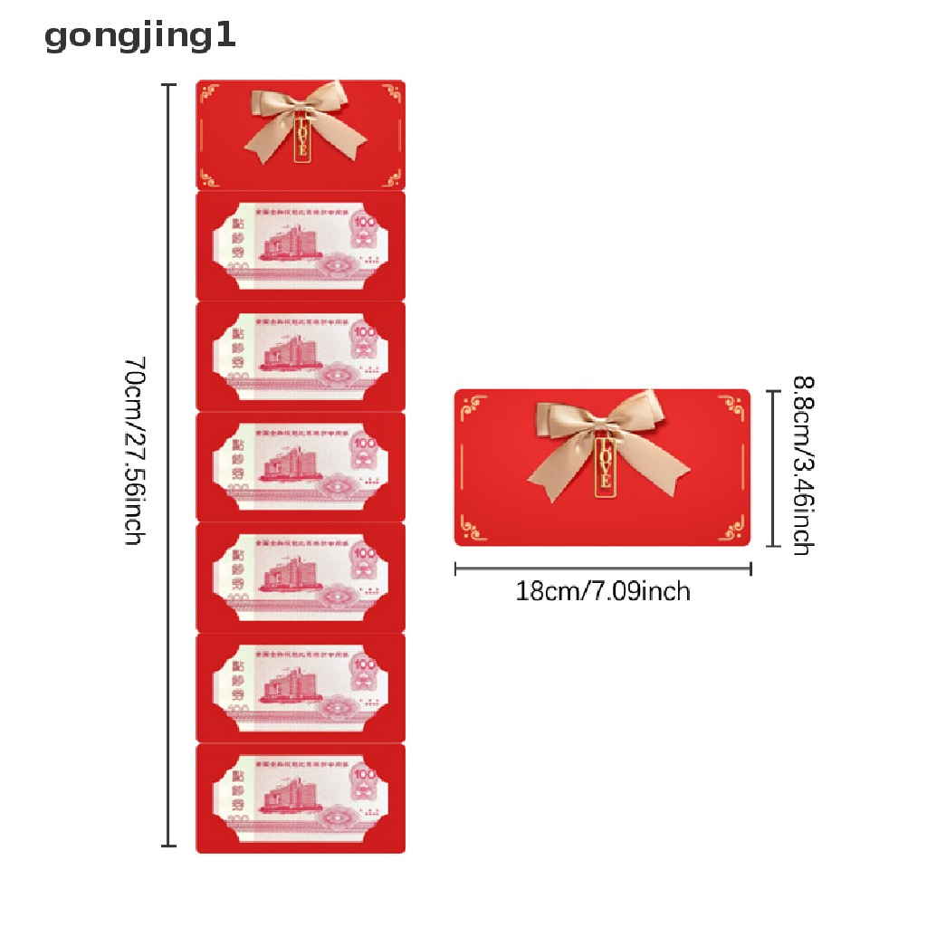 Ggg Kreatif Lipat Paket Merah Hot Stamping Amplop Merah Tahun Baru Anak Beruntung Tas Uang Pernikahan Ulang Tahun Nikah Merah Hadiah Amplop ID