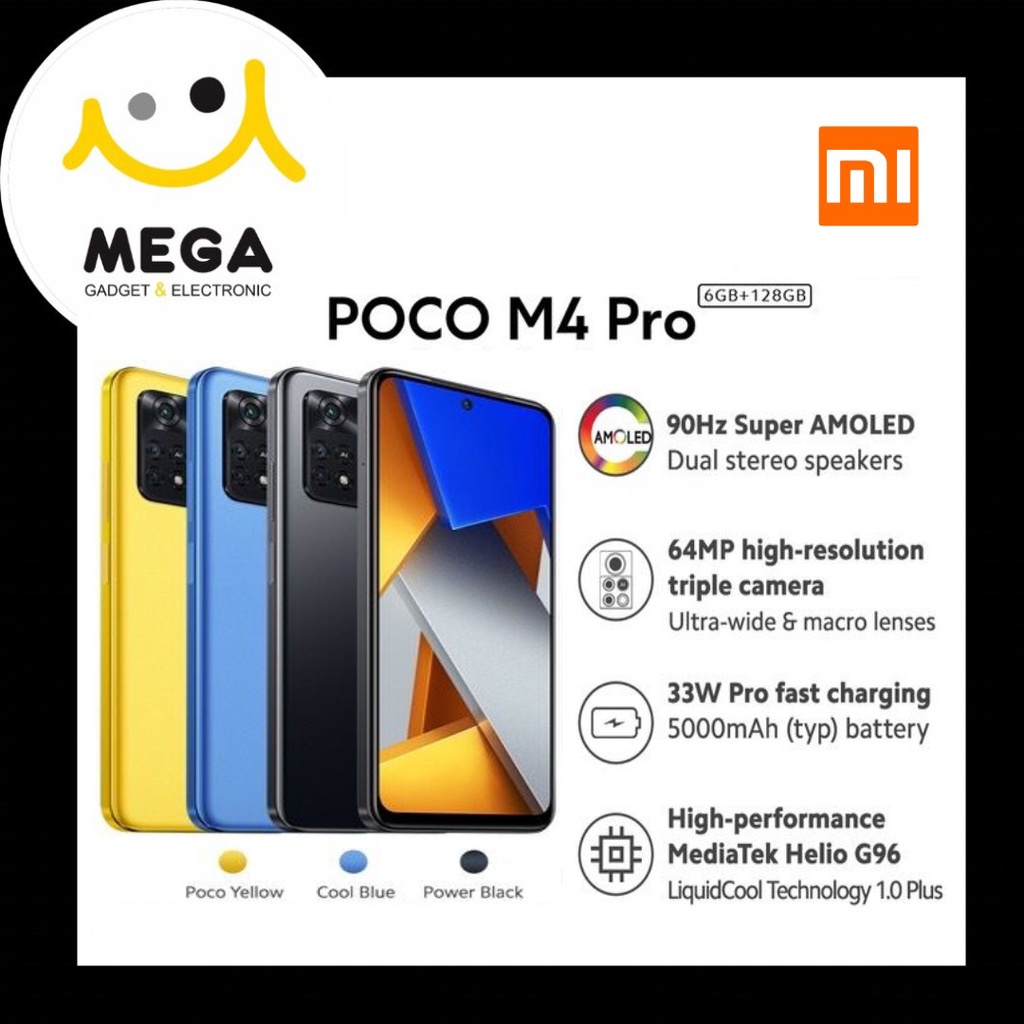 Xiaomi Poco M4 Pro 6GB + 128GB Garansi Resmi Xiaomi Indonesia