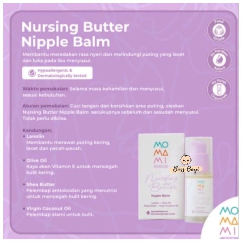 MOMAMI - Nursing Butter Nipple Balm 15gr