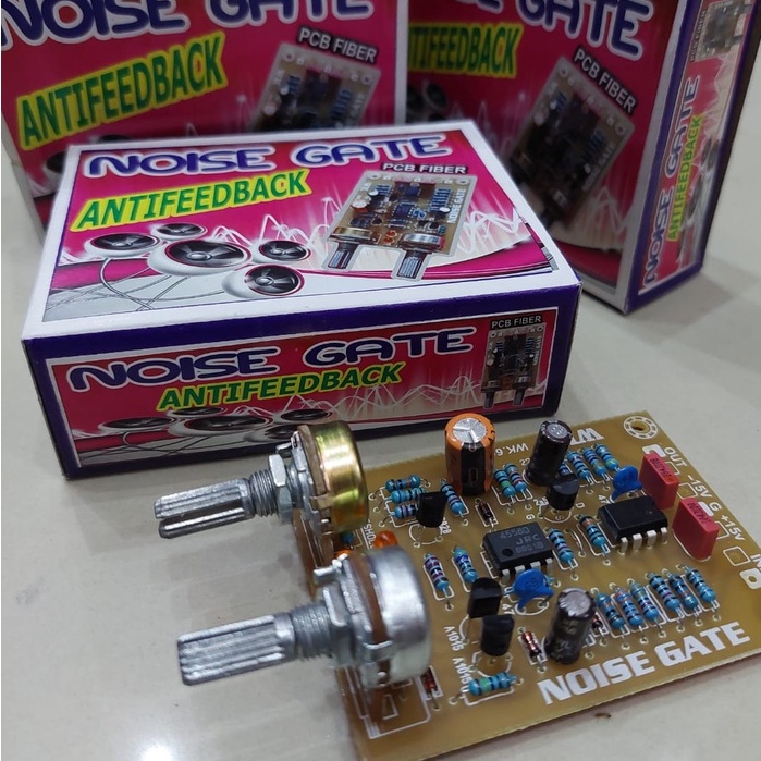 NOISE GATE ANTI FEED BACK PCB FIBER penghilang NOIS MIC
