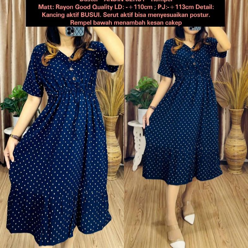 Daster Serut / Daster Andin Serut / Daster BUSUI / Daster Rayon Premium / Daster Rayon