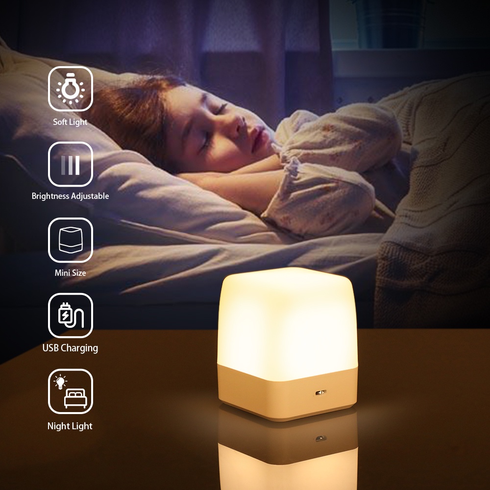 Triple W Desk Mini Lamp Bedsite LED Portable Lampu Meja Lampu Tidur Lampu Belajar Lampu Kamar Lampu Belajar Lampu Kerja