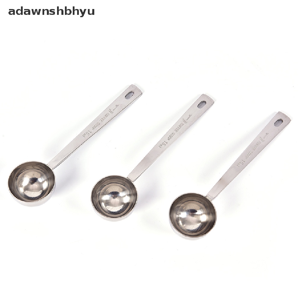 Adawnshbhyu Sendok Takar Kopi Sendok Makan Stainless Steel Scoop Coffee Tea Baking Sugar ID