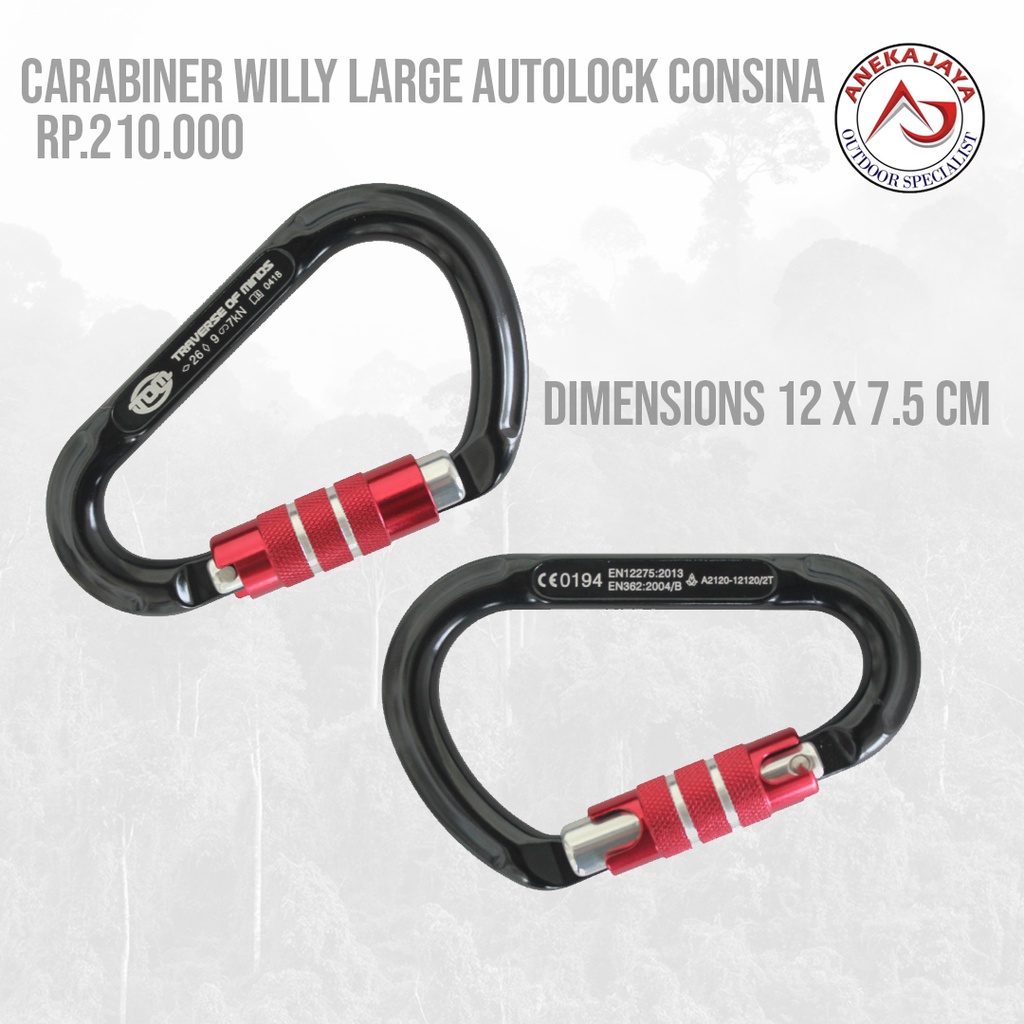 CARABINER CONSINA WILLY AUTOLOCK KARABINER