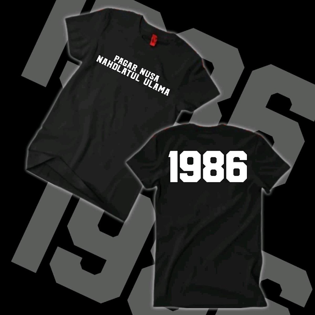 KAOS PAGAR NUSA 1986 DESAIN  DISTRO TERBARU SIMPLE DESAIN KEKINIAN TERBARU BAHAN PREMIUM KUALITAS TE