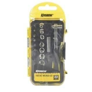 Krisbow Set Kunci Sok Mini 22 Pcs - Kuning