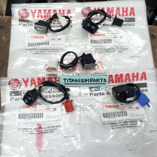 SAKLAR TOMBOL SWIT 1PCS ORIGINAL YAMAHA AEROX 125 DAN AEROX 150