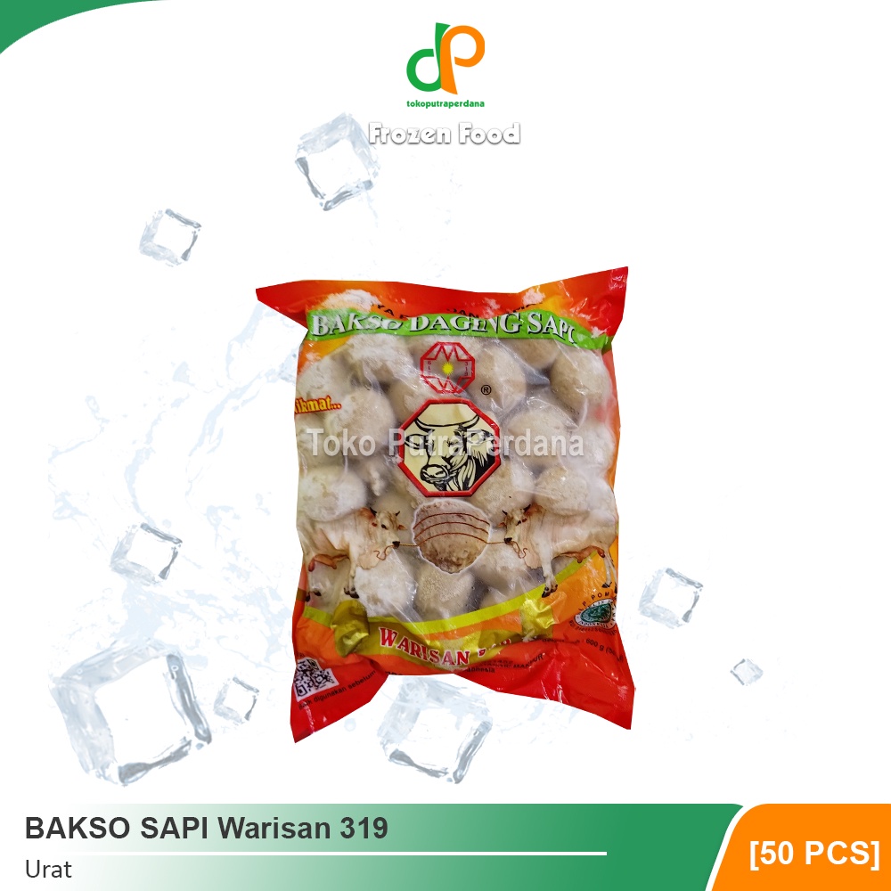 Jual Bakso Sapi Warisan 319 Urat 50 Pcs Shopee Indonesia