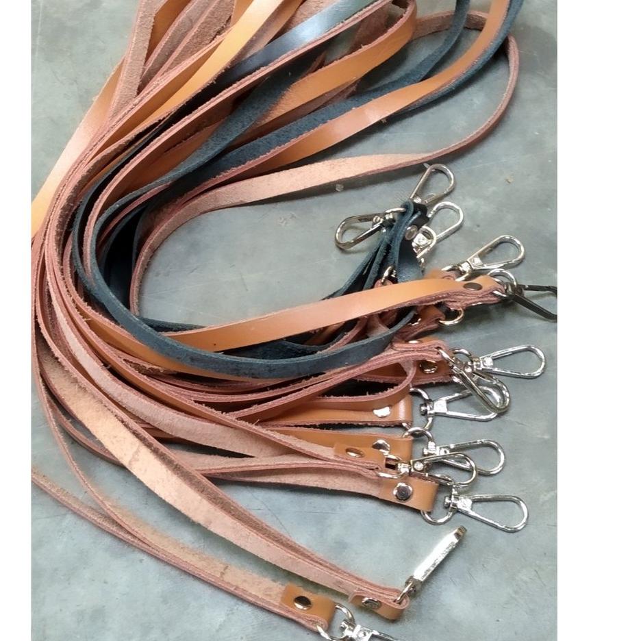 

&6KPL2-I Tali Id Card Kulit Asli - Tali Name Tag Kulit Asli - Tali Lanyard [WG7]