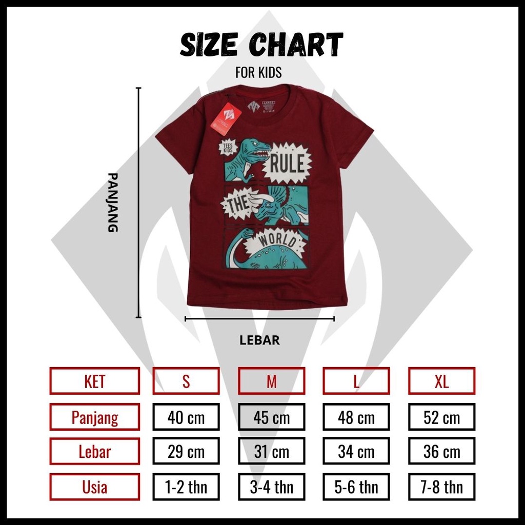 Baju Anak Laki-laki Lengan Pendek Kaos Kartun Motif TOYSTORY MERAH Abadi Grosir