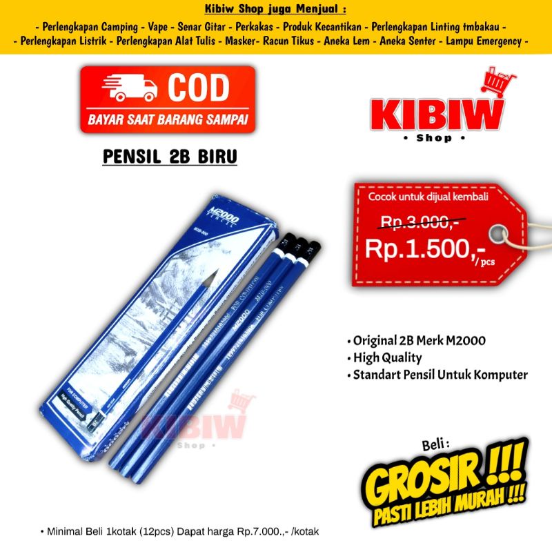 

Pensil 2B M2000