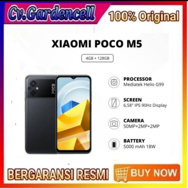 xiaomi poco m5 ram 4/128gb garansi resmi